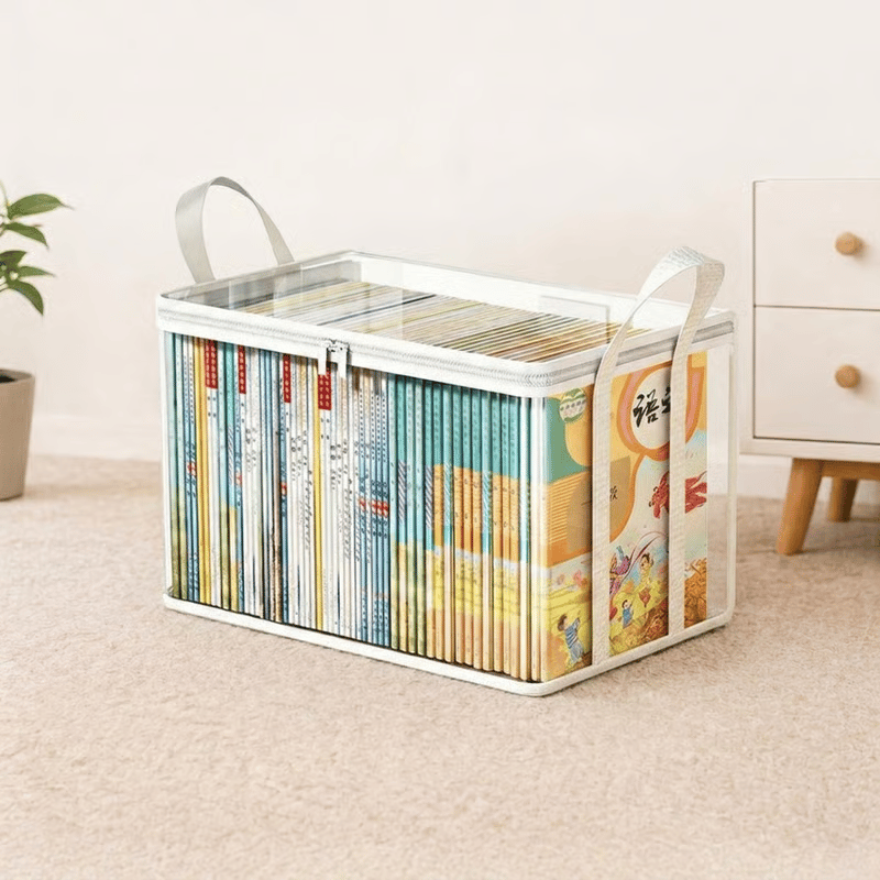 ๐ก Clear the Mess Fast โ Large Transparent Storage Bins for Clothes, Toys & More