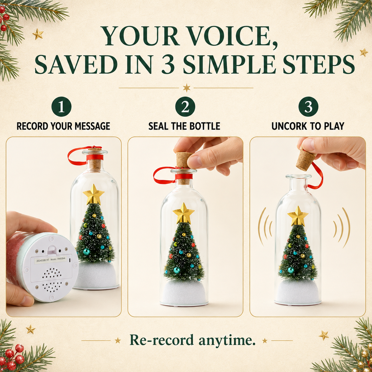 🎁 Record-a-Message Christmas Tree 🎄