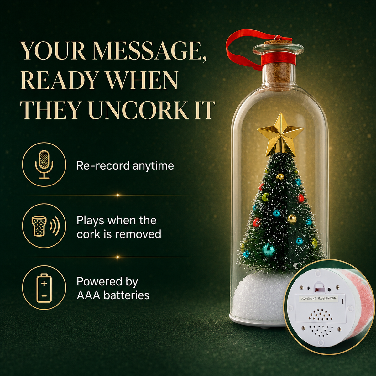 🎁 Record-a-Message Christmas Tree 🎄
