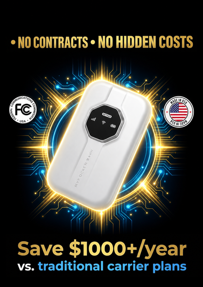 🌐 Boundless Portable Wi-Fi - Global Coverage for Travel & Business🛡️