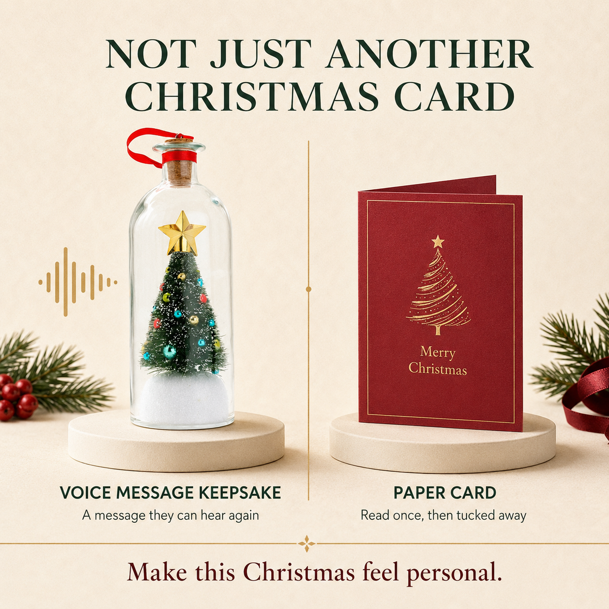 🎁 Record-a-Message Christmas Tree 🎄