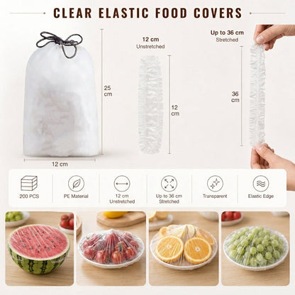 🔥Disposable Stretch Food Covers for Bowls & Plates