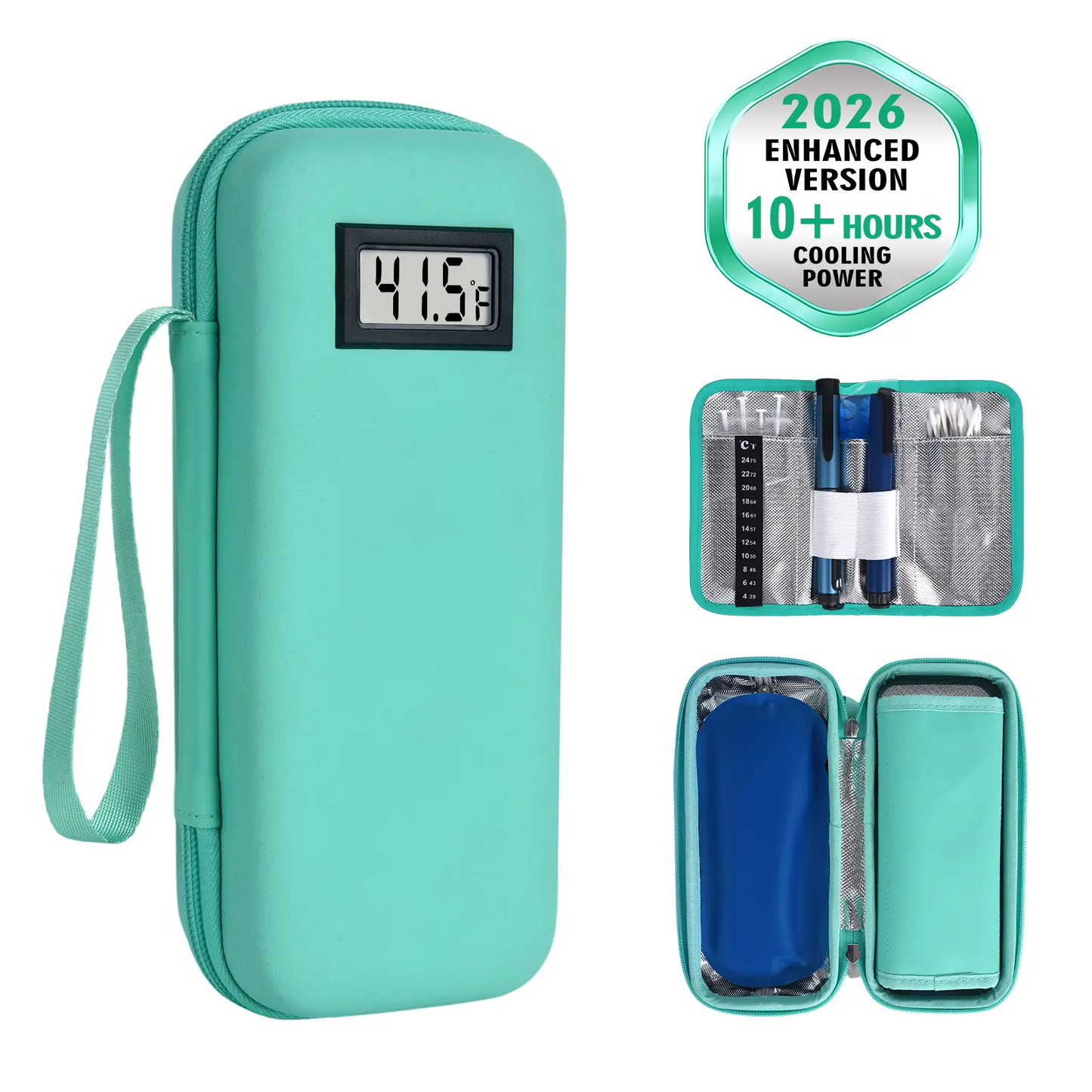 Insulin Cooler Travel Case with Temperature Display