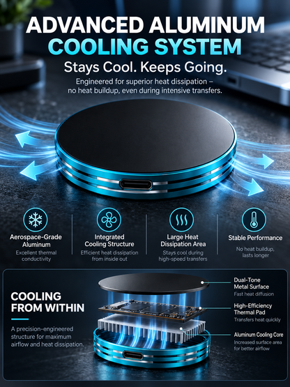 Novastello™ Magnetic Portable SSD – Storage That Stays With You