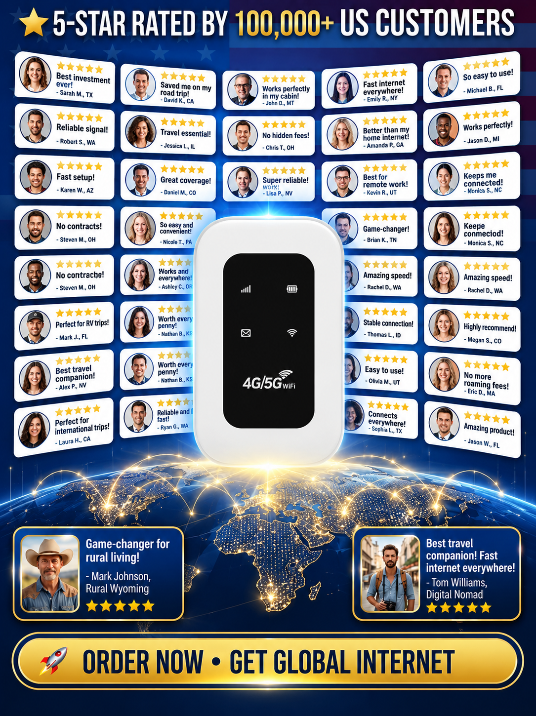 🌐 Stay Connected Anywhere – Portable Wi-Fi for Travel & Business