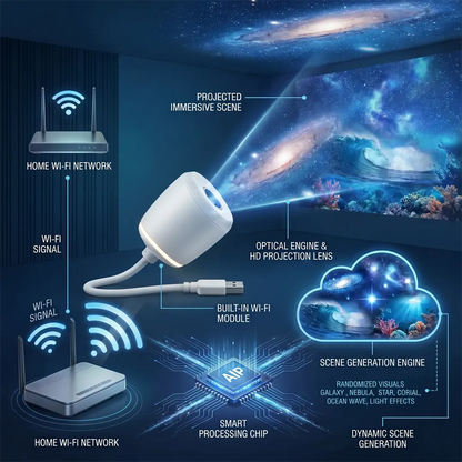 Novastello® Night Light Projector