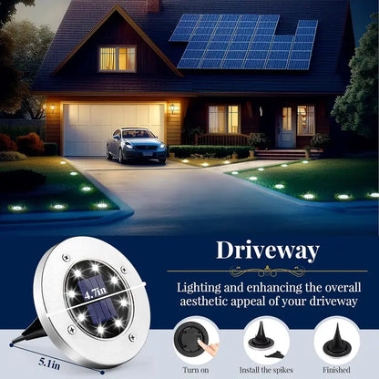 Solar Lights for Outside, Multiple Pack Sizes Available - Solar Lights Outdoor Waterproof