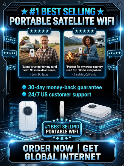 🌐 Boundless Portable Wi-Fi - Global Coverage for Travel & Business🛡️