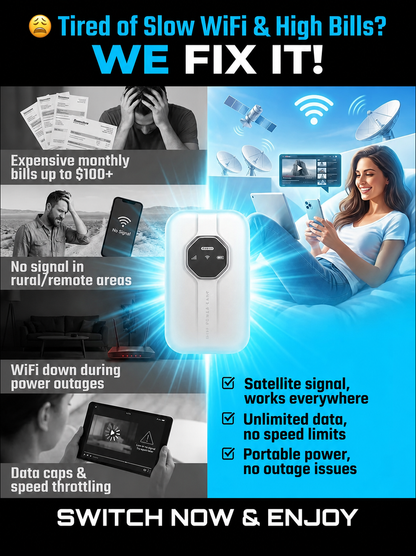 🌐 Boundless Portable Wi-Fi - Global Coverage for Travel & Business🛡️