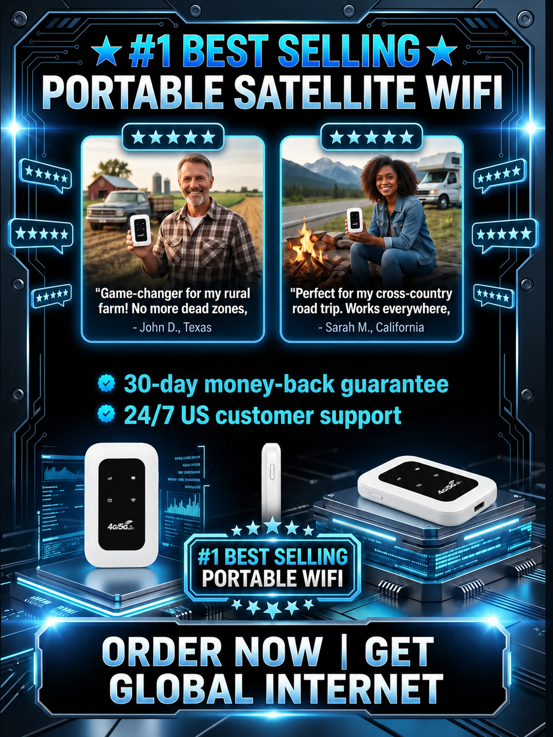 🌐 Stay Connected Anywhere – Portable Wi-Fi for Travel & Business