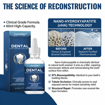 TOPSPIRE™ Advanced Enamel Repair & Whitening Kit (Includes Free LED Mirror)