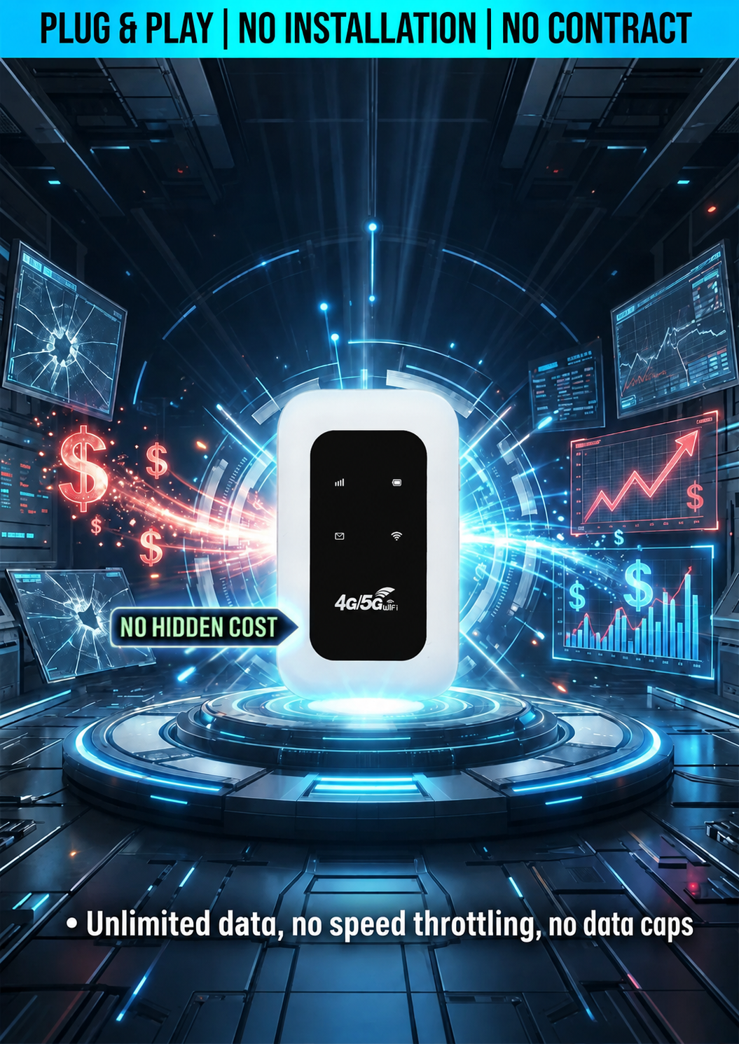 🌐 Stay Connected Anywhere – Portable Wi-Fi for Travel & Business