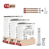 Wireless Electric Pump+Set of 15 pieces (5S+5M+5L)