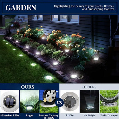 Solar Lights for Outside, Multiple Pack Sizes Available - Solar Lights Outdoor Waterproof