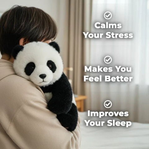 🐼 Lifelike Cuddle Panda – Soft Plush Companion
