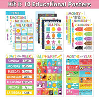 Kit 1 : 12 Educational Posters