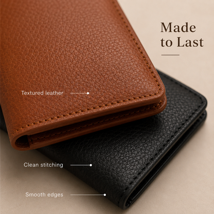 💖Handmade Full-Grain Leather Wallet