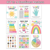 Kit 2 : 9 Emotions Posters