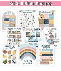 Kit 3 : 9 Bible Posters
