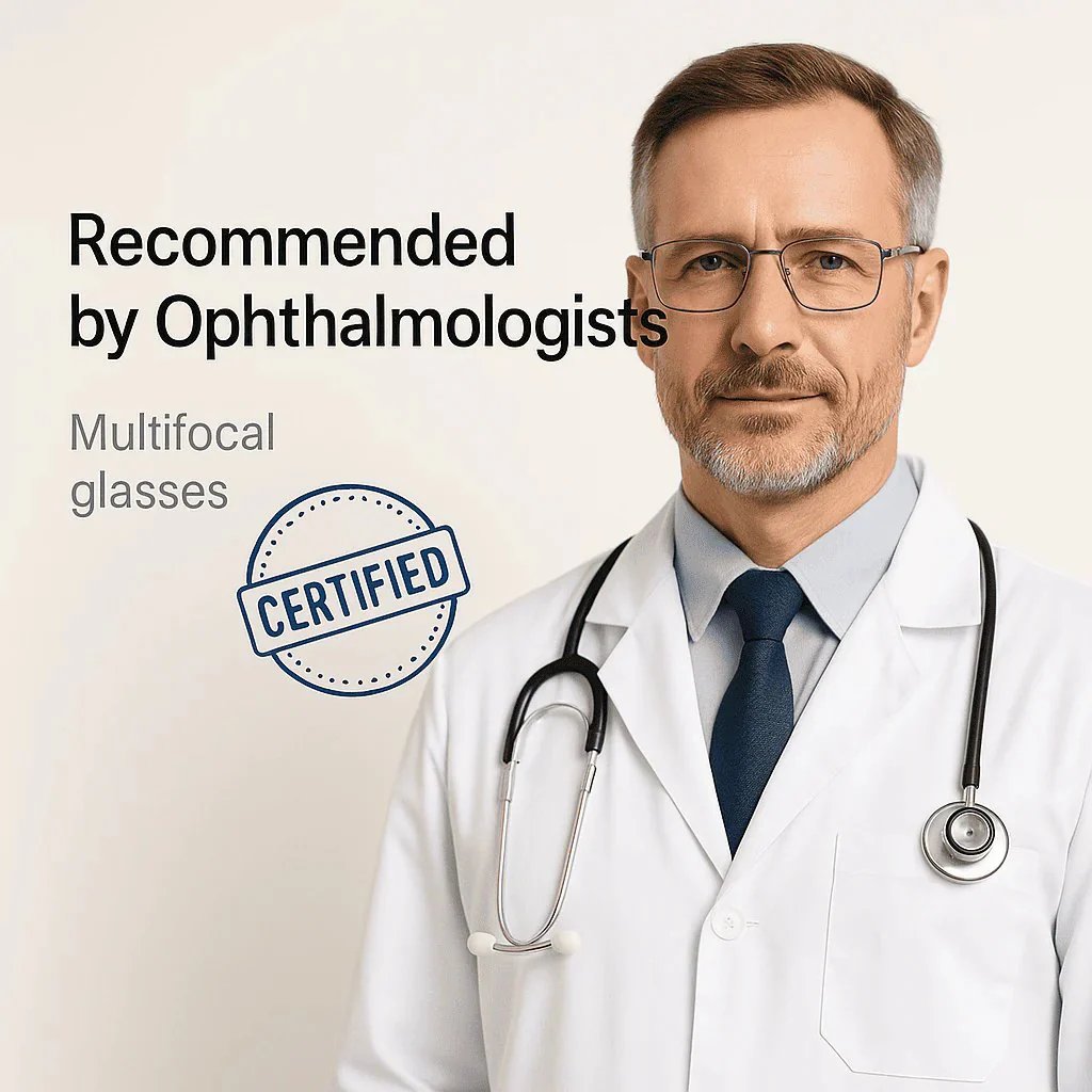 TopSpire™ Adaptive Multifocal Reading Glasses – See Near & Far Without Switching