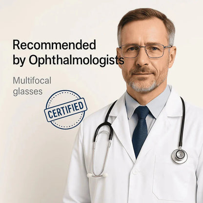 TopSpire™ Adaptive Multifocal Reading Glasses – See Near & Far Without Switching
