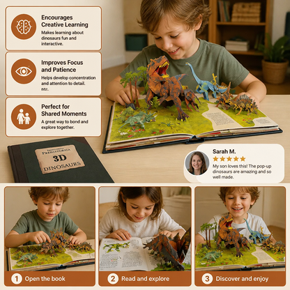Interactive 3D Pop-Up Dinosaur Encyclopedia