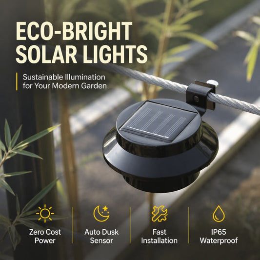 ☀️💡 Light Up Gutters, Fences & Garden Walls — Solar-Powered Outdoor LEDs With No Mains Wiring Needed 🏡✨