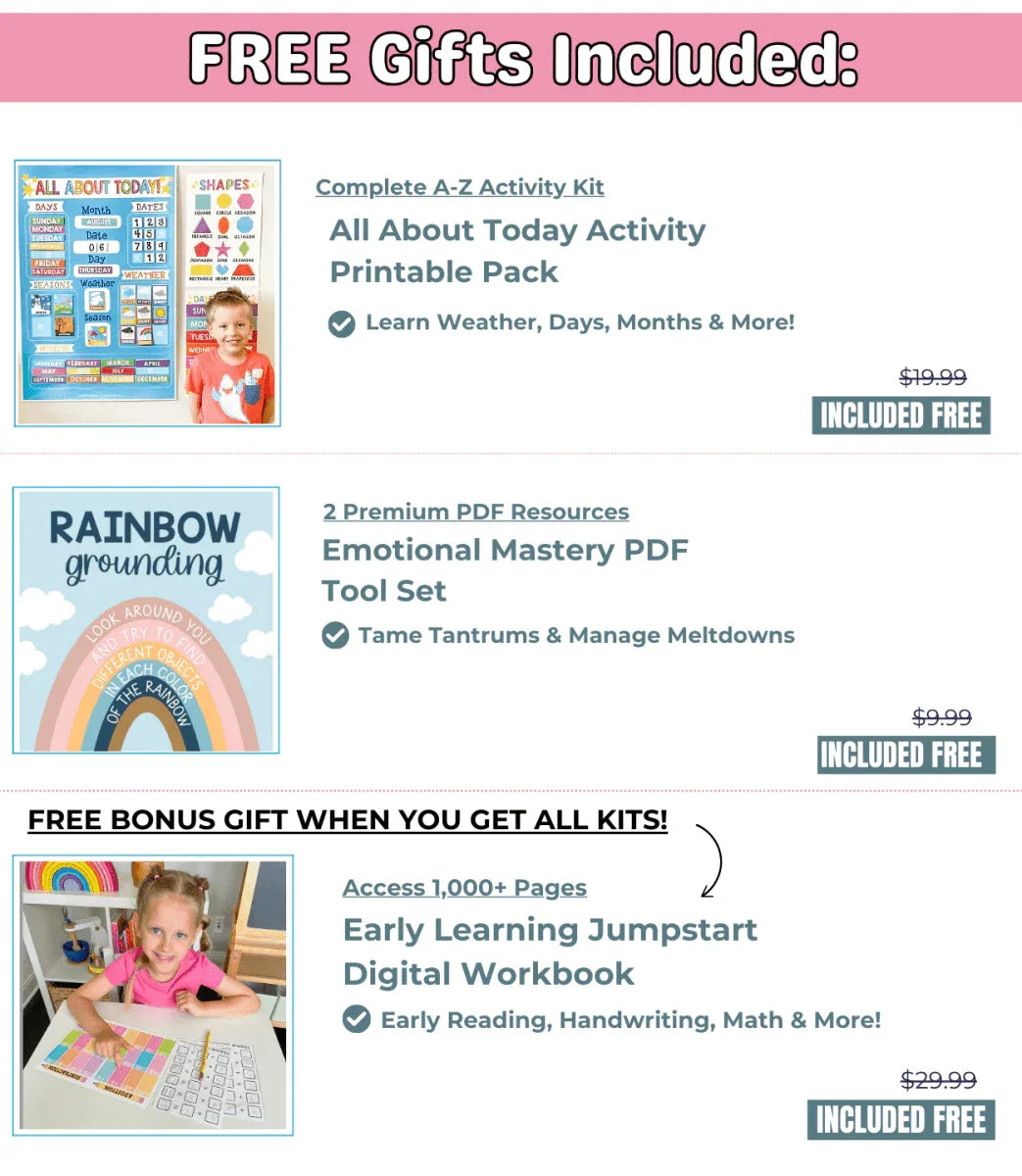 💥LIMITED TIME SALE 62% OFF💥 PRESCHOOL HEAD START KIT